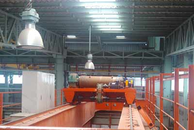 QD typeoverhead crane with open winch