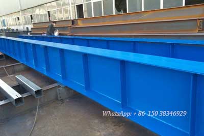 Crane runway beam of 10 ton overhead crane for Venezuela project