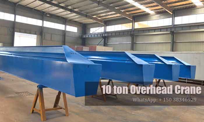 Main girders - 4 sets of 10 ton single girder overhead crane for sale Venezuela