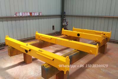 End carriages for 3.2 ton single beam overhead cane , 2 sets for sale France , good price