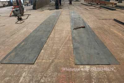 Main girder production for single beam & double beam overhead crane projects Haiti