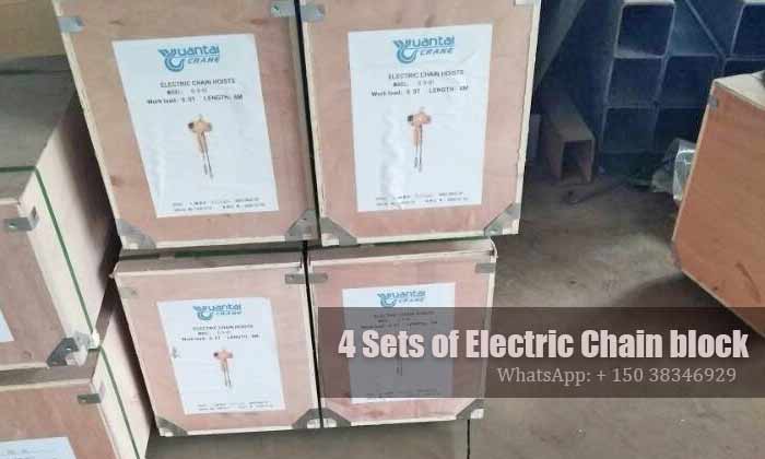 4 sets of electric chain blocks for sale Saudi Arabia 