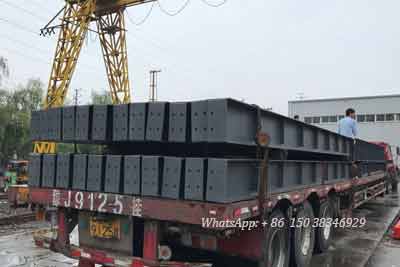 Crane runway beam of the 5 ton & 20 ton overhead beam cranes for Haiti