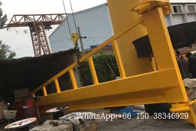 9.6m effective arm length 2 ton electric jib crane for sale Canada