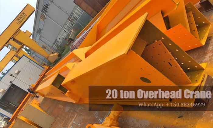 Main girder of 20 ton over bridge crane 