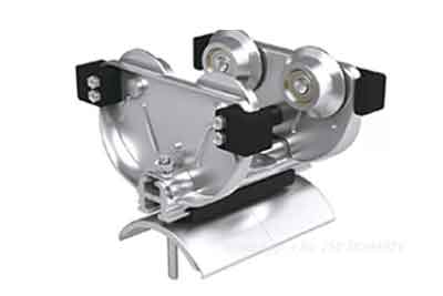 I-beam trolleys for cable suspension