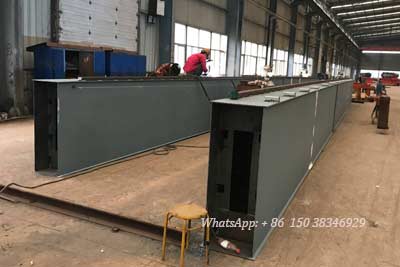 Main girder of 30  ton  open winch overhead crane  for sale France