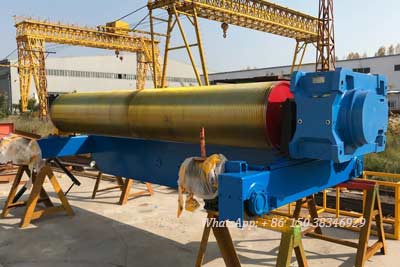 30 ton builtin open winch trolley for france client