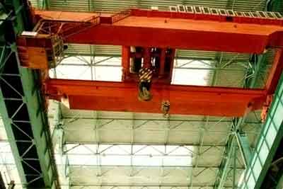 10 ton overhead crane for ladle handling qdy 