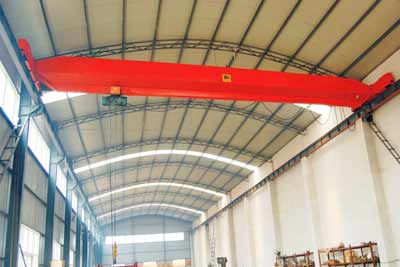 ld single girder overhead crane with economical wire rope hoist