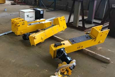 End carriages and driving kits and related parts of 20 ton overhead bridge crane for delivery to Pakistan