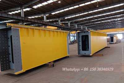 Main steel structure painted