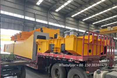 41 ton gantry crane main structure loaded into truck for delivery Uzbekistan