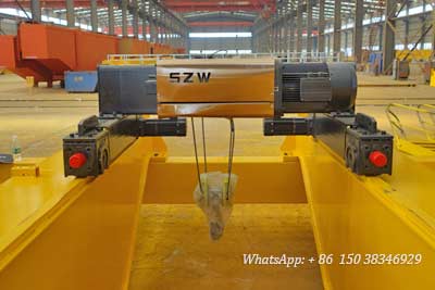 European styele electric wire rope hoist for double girder 