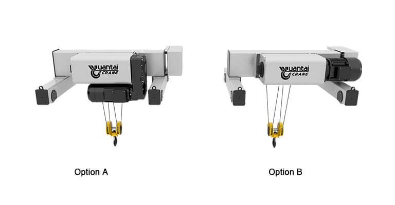 Designs of crab crane hoist