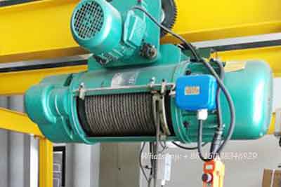 Electric hoist for overhead bridge crane 