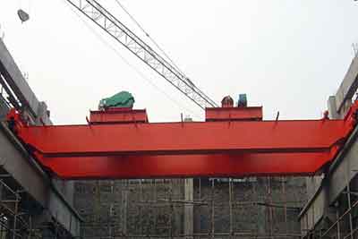 double trolley double hook overhead crane