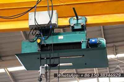 Ladle hoist for single girder overhead crane