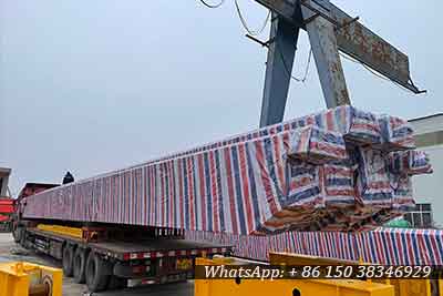 Delivery of 11 sets of double girder overhead crane for Pakistan
