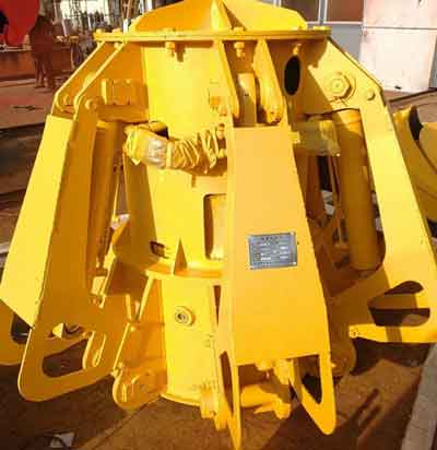 scrap handling grab bucket 