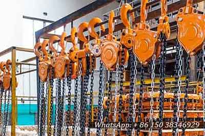 Chain blocks - Yuantai Crane 10 types of chain block and hand chain hoist for sale good price