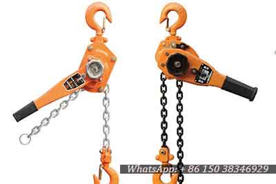 Manual lever chain hoist for sale