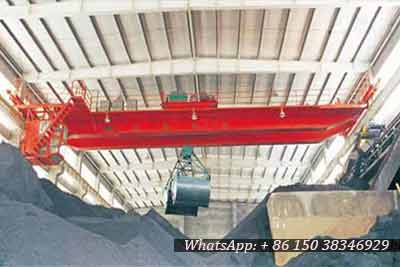 Mining grab bucket crane