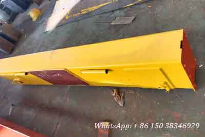 End carriages of single girder overhead crane 7.5 ton for sale Côte d'Ivoire