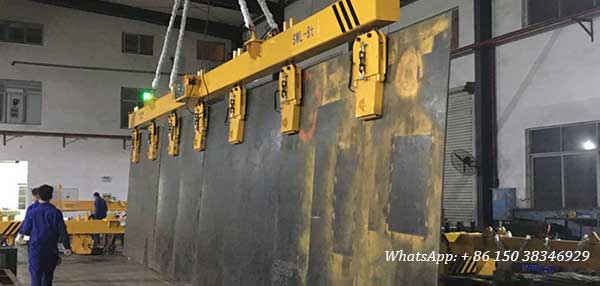 Overhead crane magnet  for coiled steel handling crane