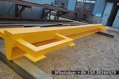 Main girder of nonrail travelling portable gantry crane 10 ton for sale Canada