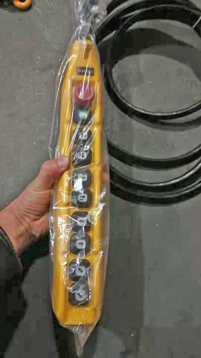 pendent control for the 10 ton gantry hoist crane Canada