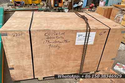 15 ton electric wire ropes hoists and crane parts packed into wooden box for delivery to Bangladesh