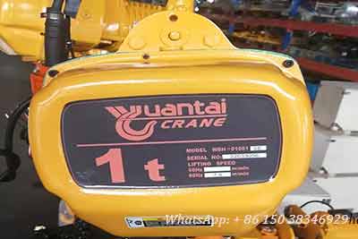 1 ton overhead hoists for sale USA, 1 ton electric chain hoist