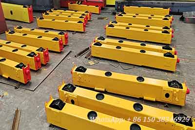 End carriages and end beams of 1 ton overhead cranes for sale America