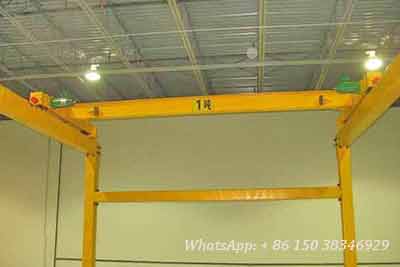 Free standing overhead bridge crane 1 ton for sale