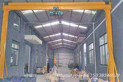 Rail monted gantry crane 1 ton for sale 