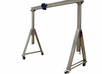 Aluminum gantry cranes - light duty gantry crane type