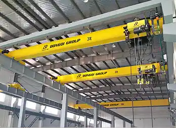 Electric overhead crane for sale Brazil in textiles and apparel 