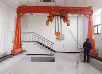  Rail mounted gantry cranes - light duty gantry crane type