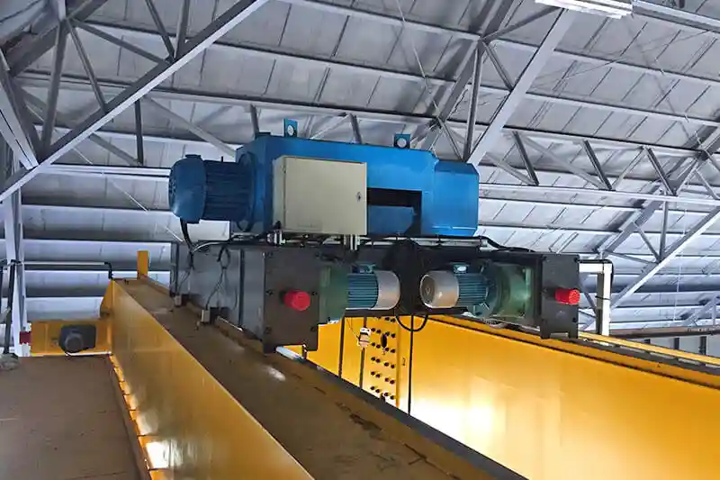 Double Girder Overhead Crane with CD/MD Double Rail Hoist Trolley- LH Series