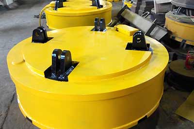 Overhead crane attachment - electromagnet crane speader