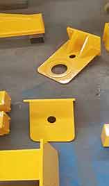 Wall brackets for small jib cranes