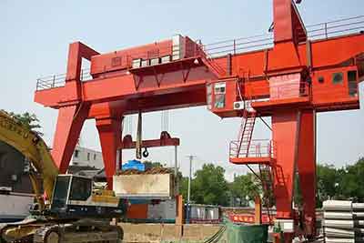 Rail Mounted Gantry Crane for Shipbuilding Factory, Heavy Duty Double Girder Gantry Crane