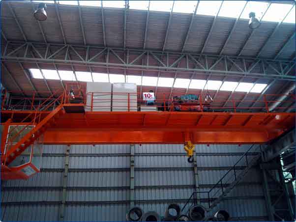 10 ton overhead crane for steel plant, located in Bangladesh