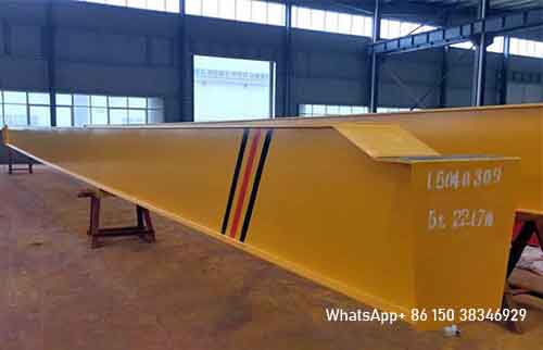 Flat girder design for the 5 ton overhead crane