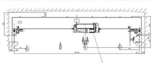 overhead crane for steel pipe handling