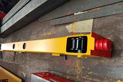 End carriages of single girder overhead crane for sale Paraguay