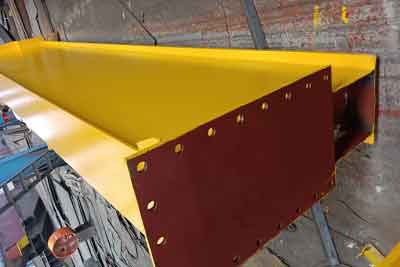 Main girder of single girder overhead crane 15 ton