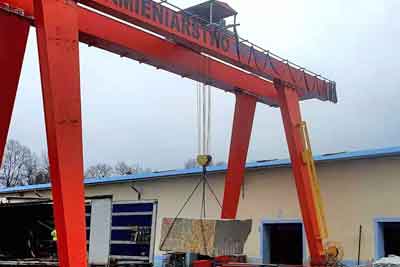  25 Ton Double Girder Gantry Crane Feedback from Poland