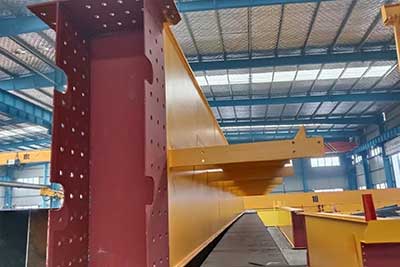 Main girder of 40 ton overhead eot crane for sale USA.